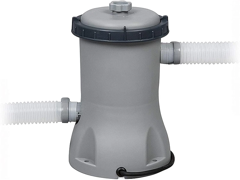 Bestway Steel Pro Max 1056709GSX20 (366x100 cm, con depuradora de cartucho, Diseño Rattan)