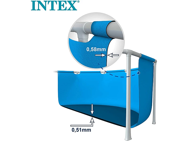 Intex 26742NP (457x122 cm, con depuradora cartucho, filtro tipo A, Greywood)