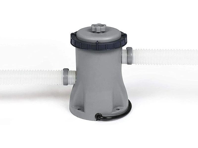 Bestway 5614A Power Steel Oval (305x200x84 cm, con Depuradora Cartucho, Multicolor)