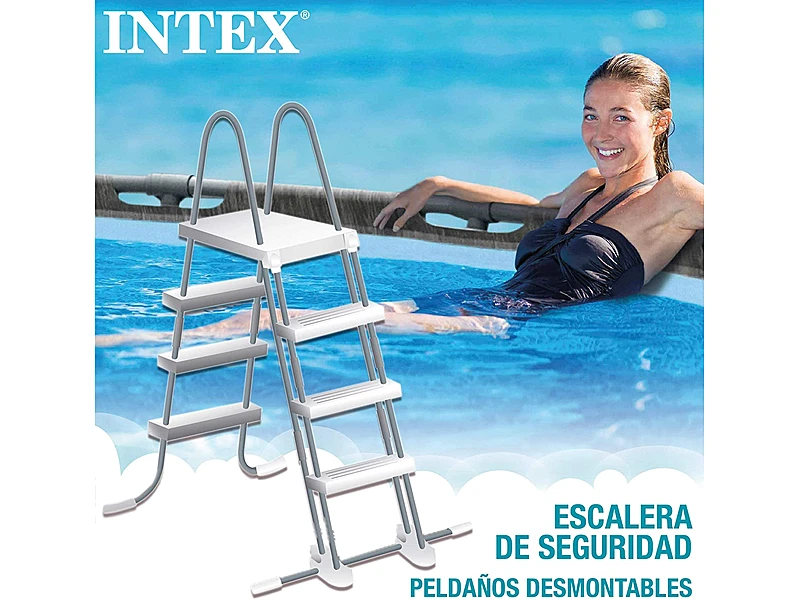 Intex 26744NP (549x122 cm, con depuradora, filtro tipo A, Greywood)