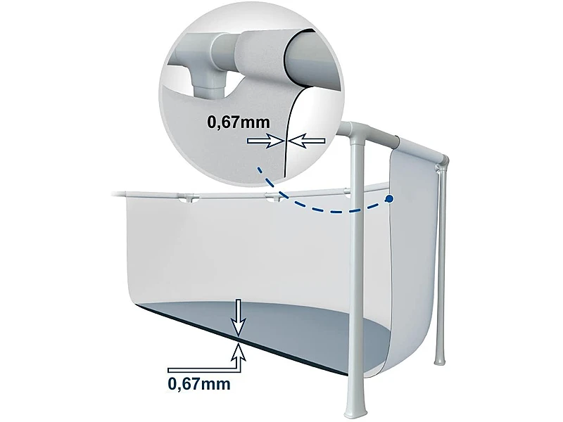 Intex Piscina Ultra Frame (732x365x132 cm)
