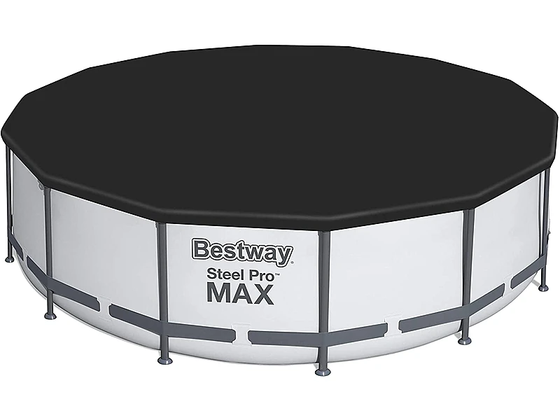 Bestway 5612X Steel Pro Max (427x122 cm, con Depuradora Cartucho 3.028 L/H Cobertor y Escalera)