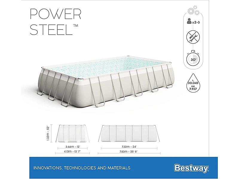 Bestway 56475 (732x366x132 cm, Pool Set)