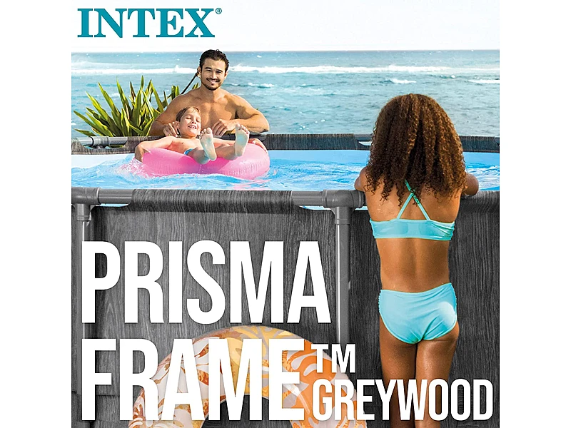 Intex 26742NP (457x122 cm, con depuradora cartucho, filtro tipo A, Greywood)