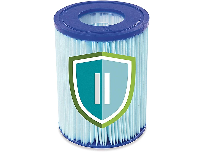 Bestway Power Steel 1056722GSX21 (412x201x122 cm, Juego Completo con Bomba de Filtro, Cuadrada, Gris)